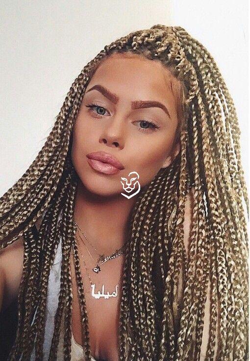 Golden Blond Box Braids