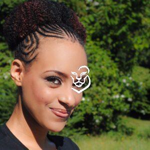 Braids Into High Bun