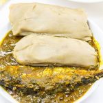 Cameroon Kwacoco and Banga Soup