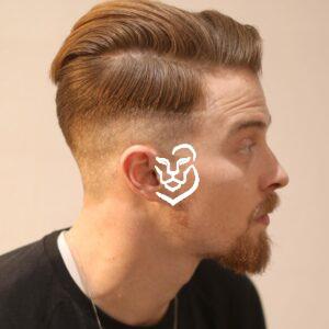 Comb Over Haircut With A Low Fade