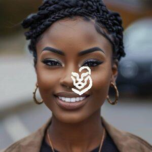 Fishtail braid on short hair