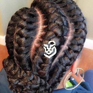 Goddess Box Braids Diagonal