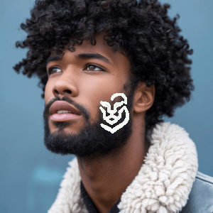 Medium Wavy Curls with Beard