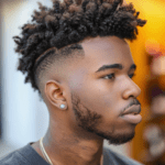 Medium-Length Taper Fade with Soft Curls