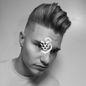 Men’s Haircut With Short Sides and Longer Hair On Top