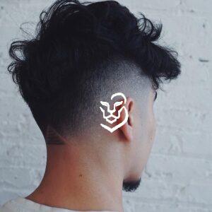 Messy Undercut Hairstyle For Men With Thick Curly Hair
