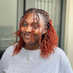 Micro Twists in a Red-Orange Hue