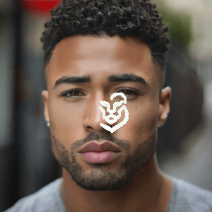 Short Fade with Defined Curls