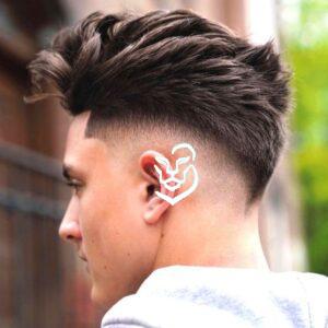 Textured Men’s Haircut + Low Drop Fade