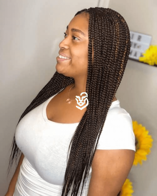 Vibrant Straight Micro Braids
