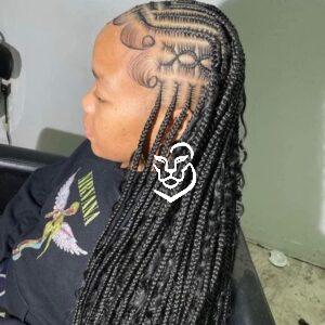 Cornrow with Fancy design