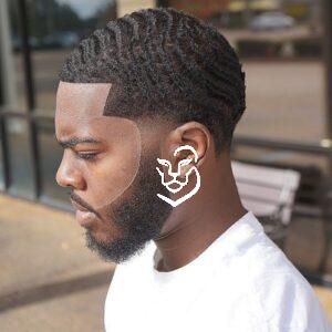 Fade waves with neat beard
