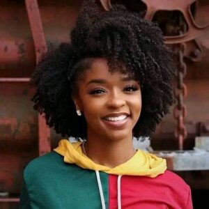 Simple Afro Hair