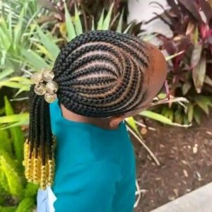 Spiral cornrow