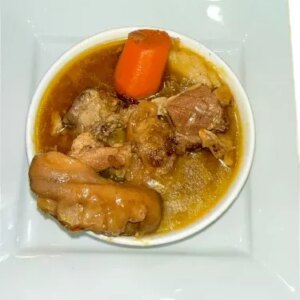 Cow foot soup