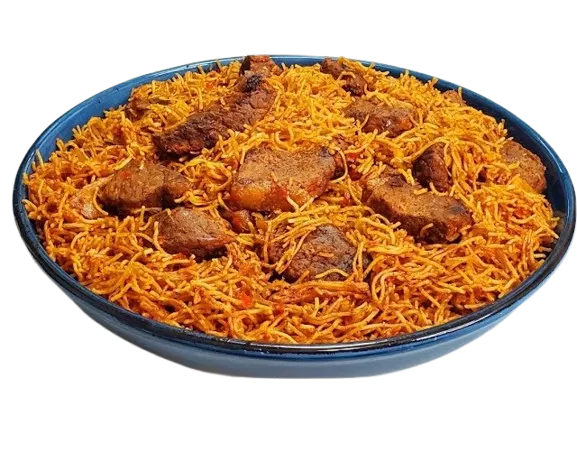 Groundfish with spaghetti