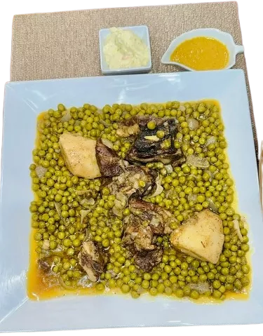 Little Peas(Petit poids) with Lamb