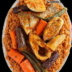 Thieboudienne (Djollof Rice) with Fish
