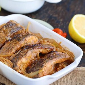 Seasoned fish marinade